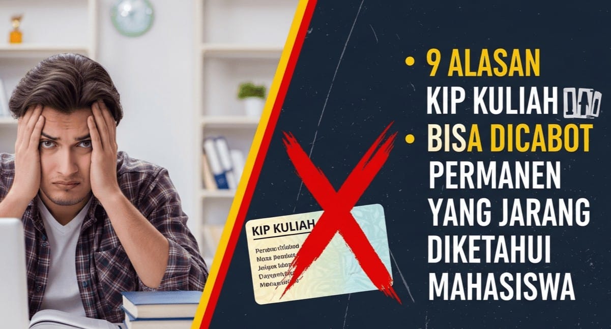 9 Alasan KIP Kuliah Bisa Dicabut Permanen yang Jarang Diketahui Mahasiswa