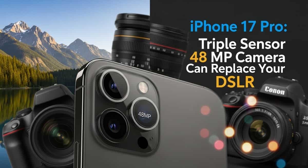 iPhone 17 Pro Kamera 48 MP Triple Sensor yang Bisa Gantikan DSLR Kamu